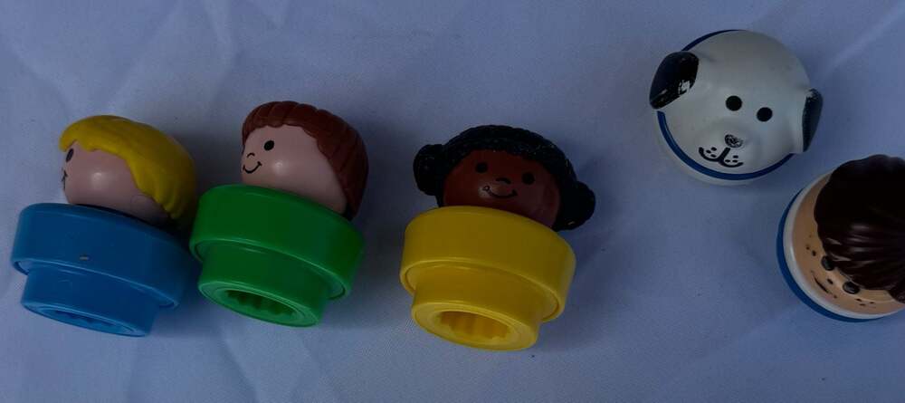 Vintage 1990 Fisher-Price Little People Lot.